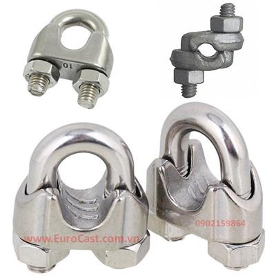 Investment casting of steel cable clamp grips